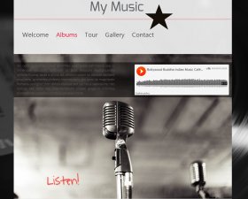Add your own songs to your internet site