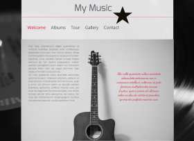 create a music website
