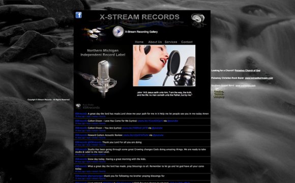 Music recording website