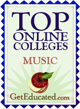 Top on the web Music Schools Award